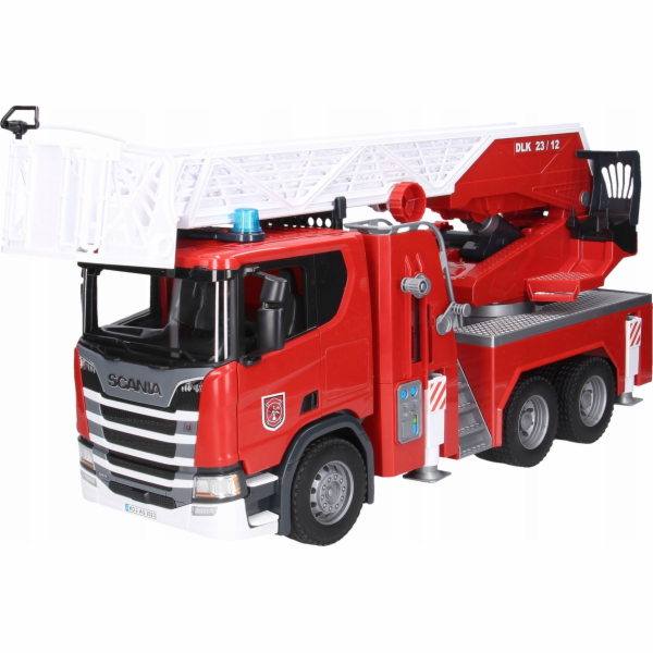 Scania Super 560R hasičský sbor s otočným žebříkem, vodní...