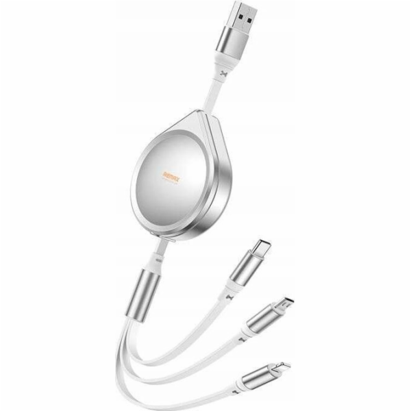 Remax USB kabel KABEL REMAX DRIP SÉRIE 15W 3V1 USB-C/MICR...