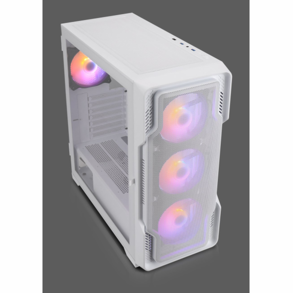 Nanoxia Geh Nanoxia MIDI DS-9 ARGB Airflow bílé pouzdro -...