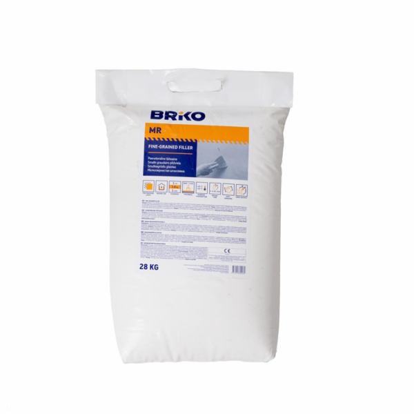 Jemnozrnný tmel Briko MR, pytel 28 kg