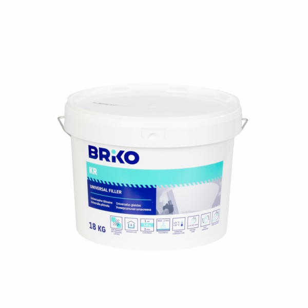 Univerzální tmel Briko KR, bílý, 18 kg