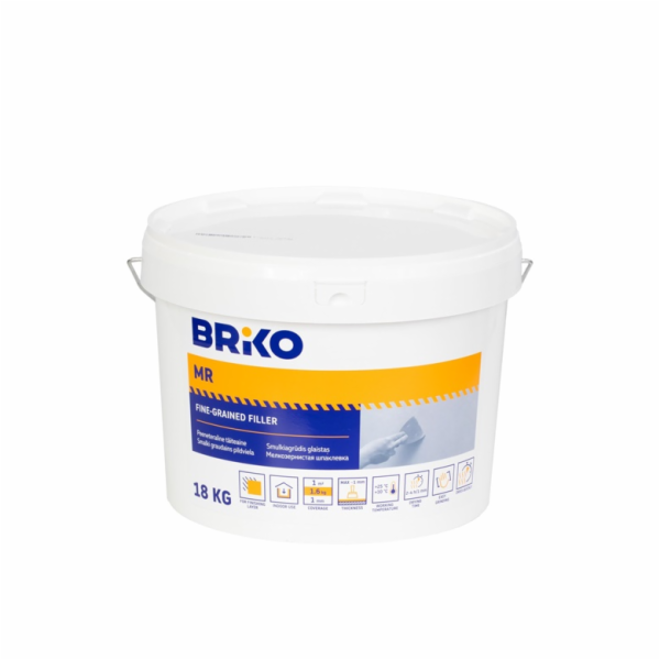 Jemnozrnný tmel Briko MR, 18 kg