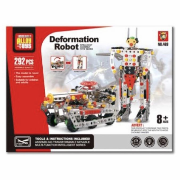 Konstruktor Alloy Toys, kovový robot, 525124085/469