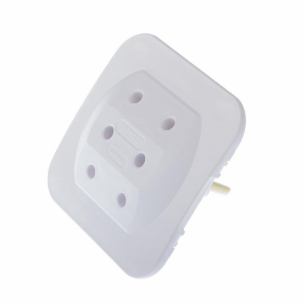 Tříkolíkový KOPP, 10A, 250V, barva bílá