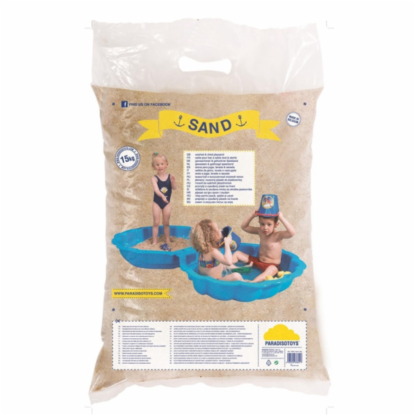 Písek na pískoviště Paradiso T00801, 28 cm x 43 cm, hnědý