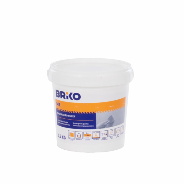 Tmel Briko MR, jemnozrnný, bílý, 1,5 kg