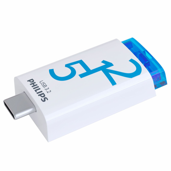 Philips USB 3.2            512GB  Click Series Gen 1 USB-C