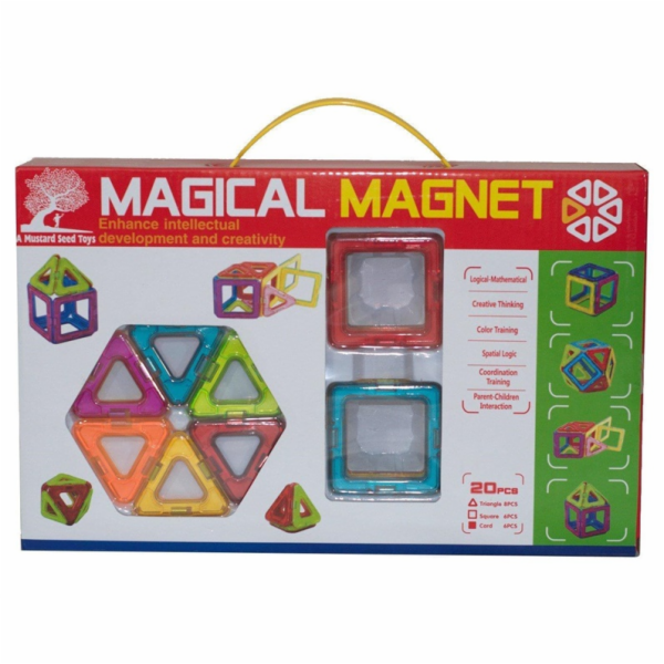 Konstruktor Xinbida Magical Magnet, 20 ks.