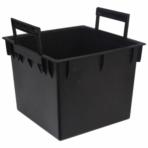 Květináč s obalem hnědá 24 cm černá KO-Y89300430