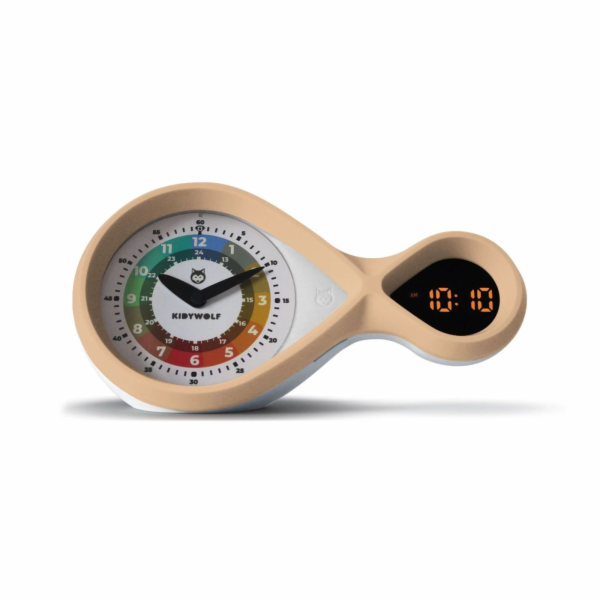 Kidywolf analog &amp; digital  Alarm Clock pink