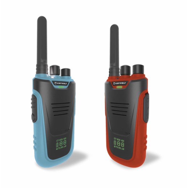 Kidywolf Walkie-Talkies with Torch blue/red