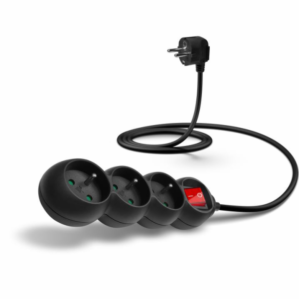 Connect IT prodlužovací kabel 230 V 3 zásuvky 1.5 m s vyp...