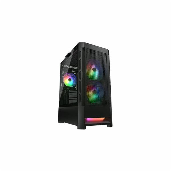 COUGAR PC skříň AIRFACE RGB Black Mid Tower Mesh Front Pa...