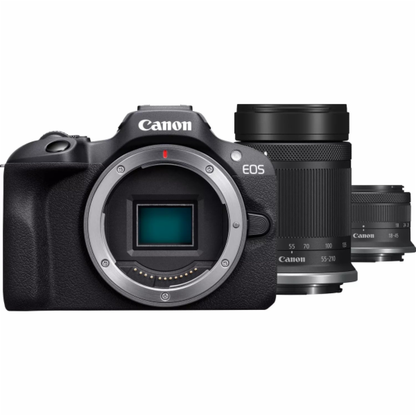 Canon EOS R100 + RF-S 18-45 mm IS STM + RF-S 55-210mm/f 5...