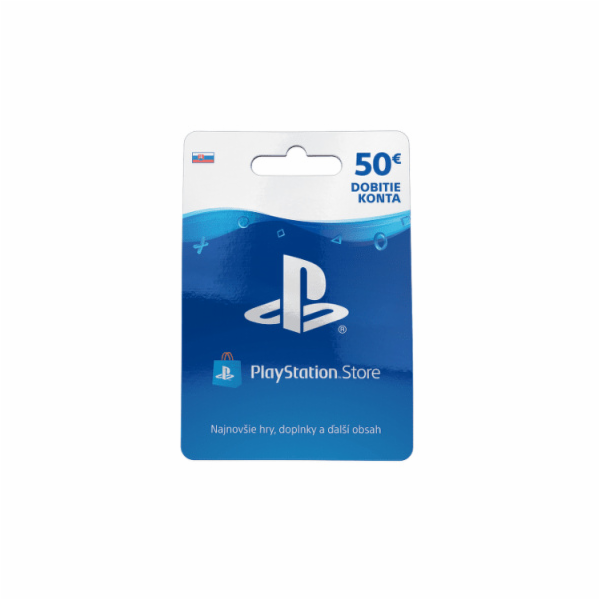 PlayStation Live Cards 50 EUR Hang pro SK PS Store
