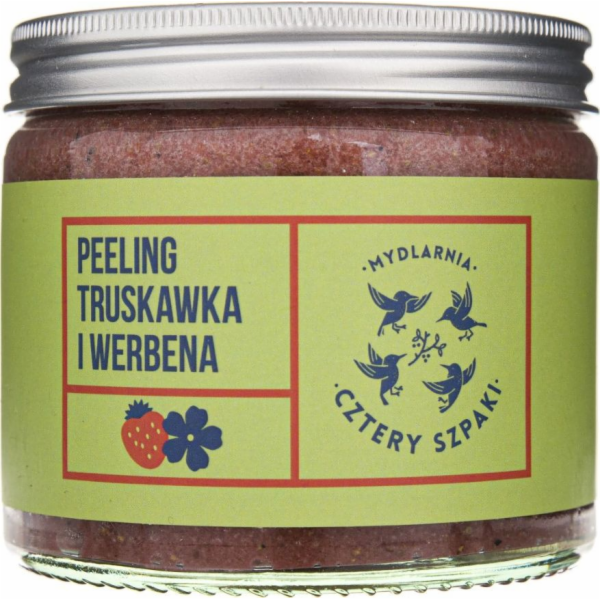 Mydlarnia Trzy Paki peeling Jahoda a Verbena 250 ml