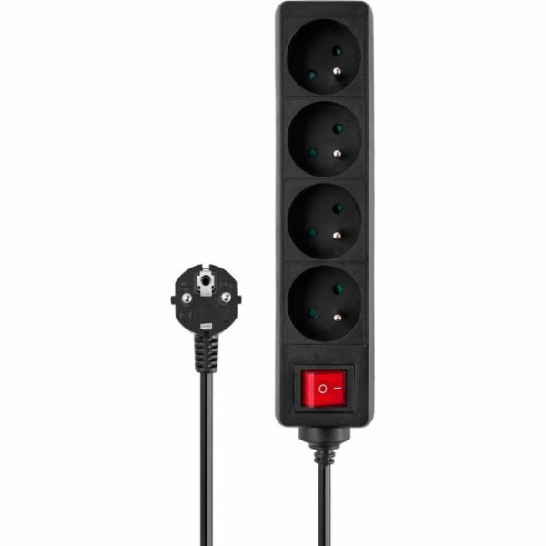 Power Strip 4 Sockets, 3 m, LZ-14