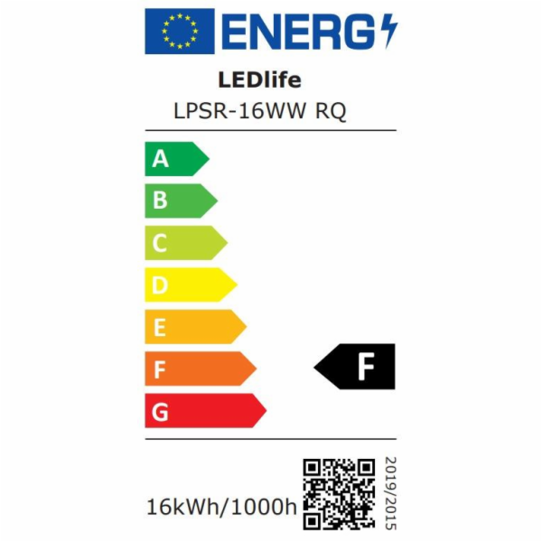 Vestavné svítidlo LEDlife, 16W, 3000°K, LED, bronz