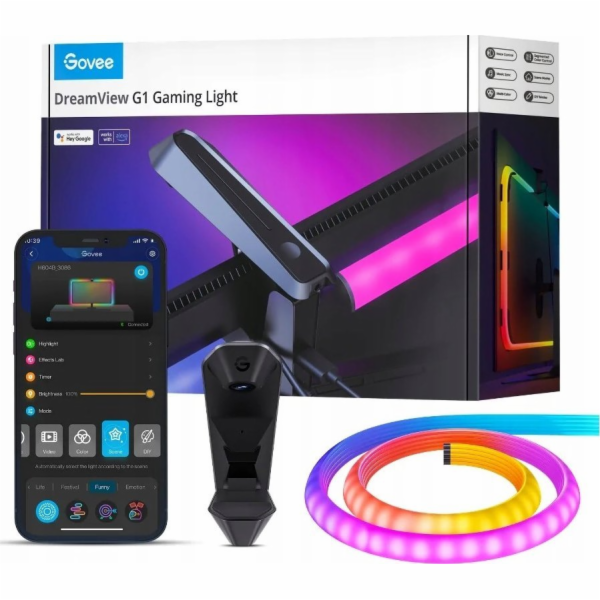 Govee H604B Dreamview G1; LED lighting; RGBIC  Wi-Fi  Ale...