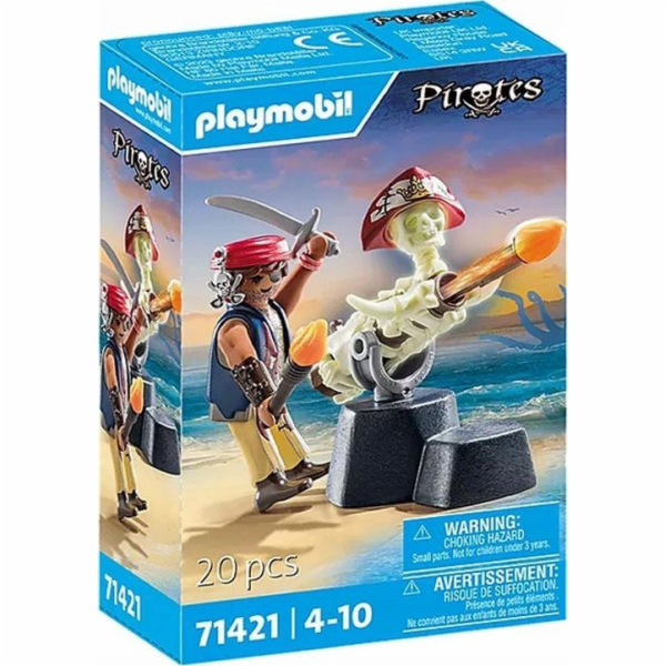 PLAYMOBIL 71421 Pirates Cannon Master, stavebnice