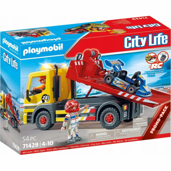 PLAYMOBIL 71429 City Life Odtahová služba, stavebnice