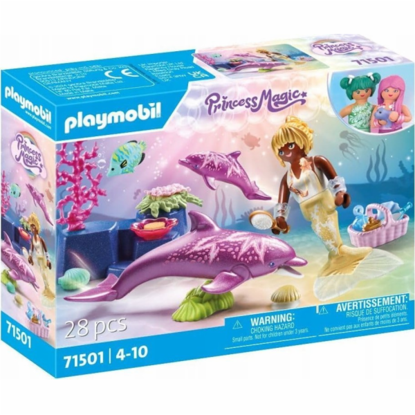 PLAYMOBIL 71501 Princezna Kouzelná mořská panna s delfíny...