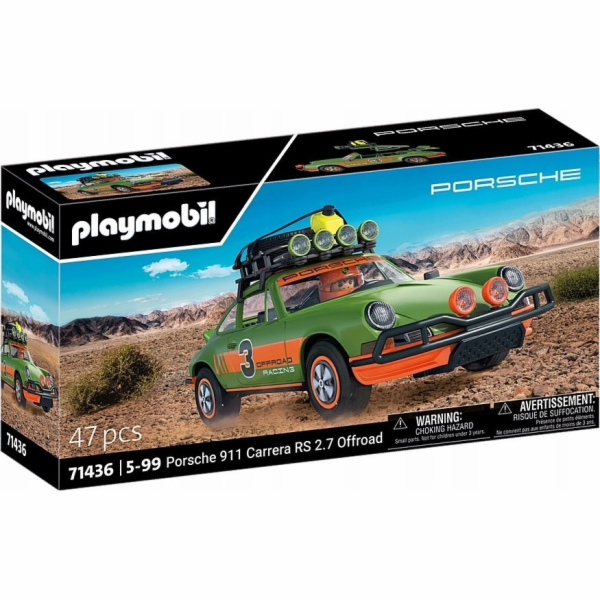 PLAYMOBIL 71436 Porsche 911 Carrera RS 2.7 Offroad, stave...