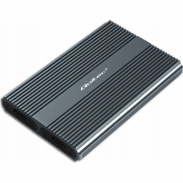 QOLTEC 52273 Enclosure for drive M.2 SSD SATA NVMe USBC D...