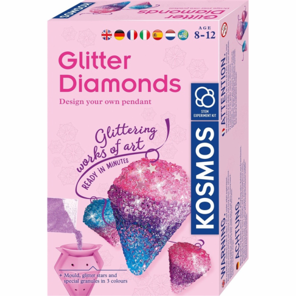 Sada na pěstování krystalů Kosmos Glitter Diamonds 1KS616946