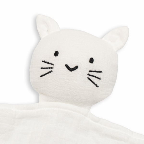 Mušelínový usínáček  New Baby Cat white