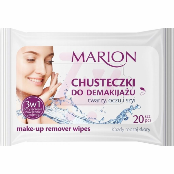 Marion ubrousky na odlíčení obličeje, očí a krku pro všec...