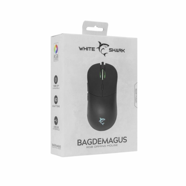 White Shark Gaming mouse BAGDEMAGUS, 6D, 7200 dpi, black
