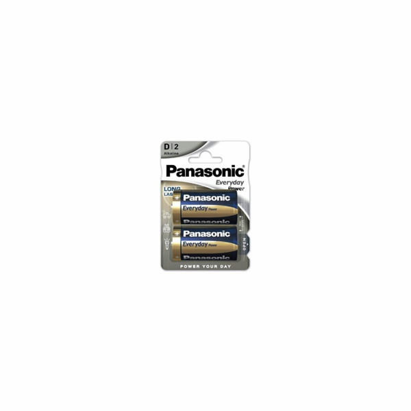 Panasonic Alkalická baterie LR20EPS/2BP Everyday Power (B...