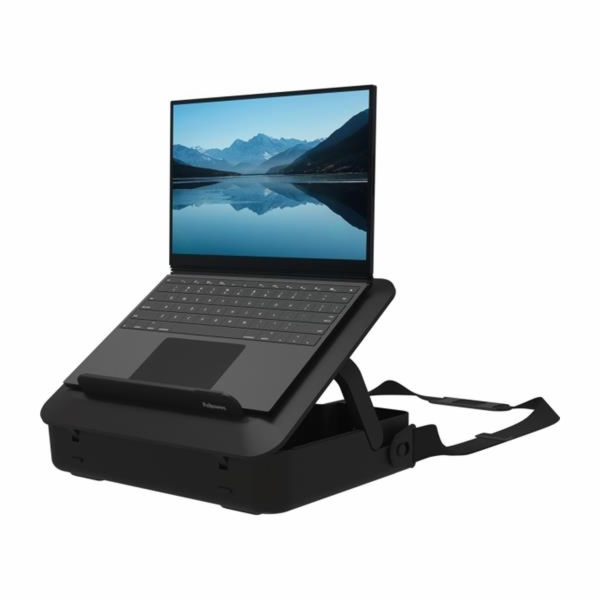 Stojan Fellowes BREYTA 2v1, pro notebook, 5 pozic, černý