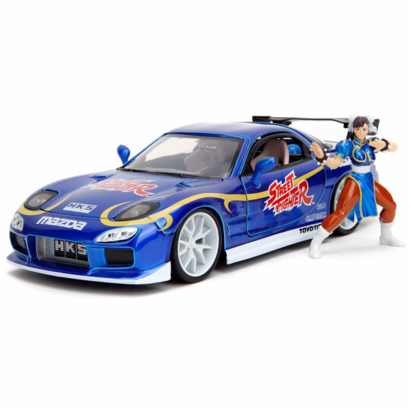 Jada Street Fighter Chun-Li 1:24 Mazda RX7              2...