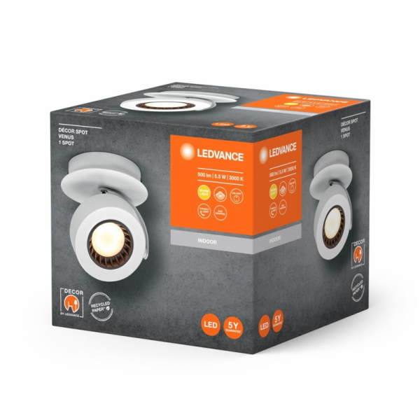 Směrové svítidlo Ledvance Venus 5,5 W, LED, 3000 °K