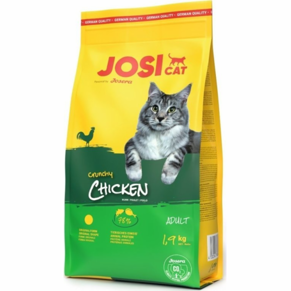 Suché krmivo pro kočky JosiCat, drůbež, 1,9 kg