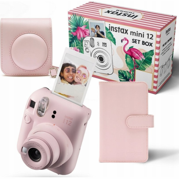 FujiFilm Instax Mini 12 BIG Bundle, Blossom Pink
