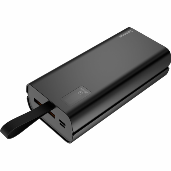 Přenosná nabíječka Sponge Energy 30000 mAh, 22,5 W, šedá