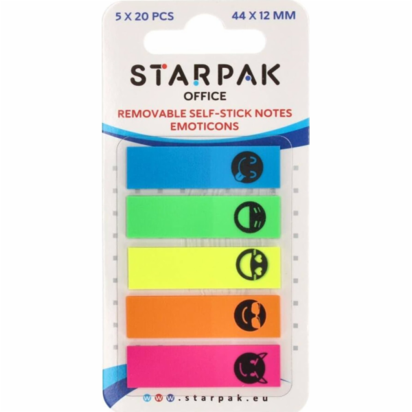 Starpak TAB IND 44X12/20K 5COL EMOT STK B/C 24/1008