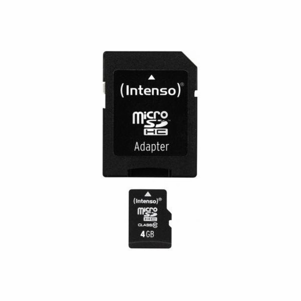 Karta Intenso MicroSDHC 4 GB Class 10 (3413450)