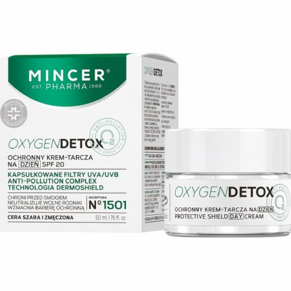 Mincer Pharma Oxygen Detox Ochranný denní krém-Shield SPF...