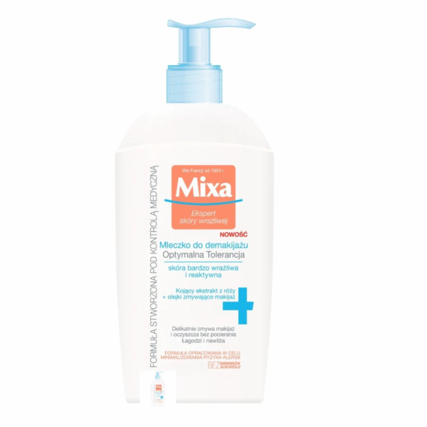 Mixa Zklidňující odličovací mléko na obličej 200 ml