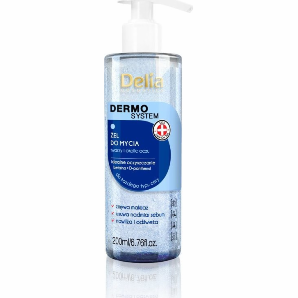 Delia Dermo System Osvěžující mycí gel na obličej 200 ml