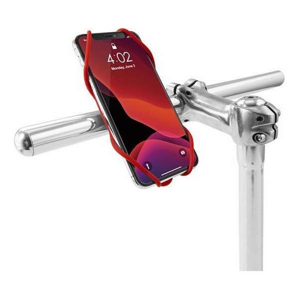 BONE držák na kolo pro mobil 5.8-7.2", Bike Tie 3 - Red