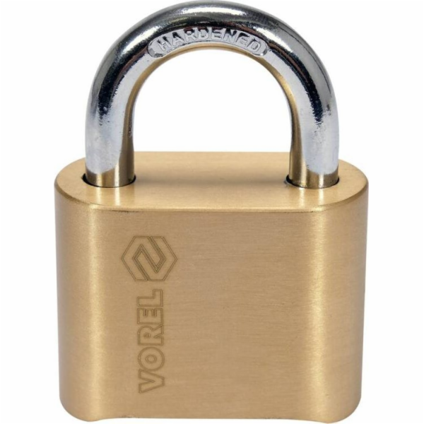 Toya VOREL MOSAZNÝ KOMBINOVANÝ VISNÍ ZÁMEK 50mm MECHANISM...