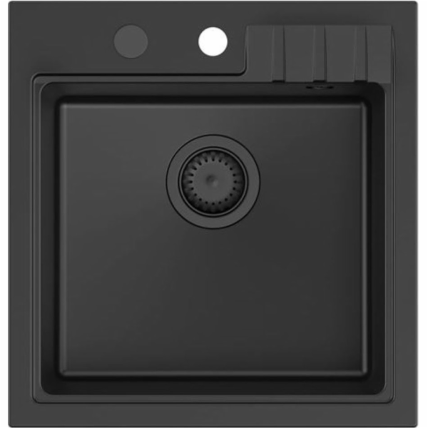 GraniteQ PETER 110 dřez GraniteQ čistý uhlíkový granitový...