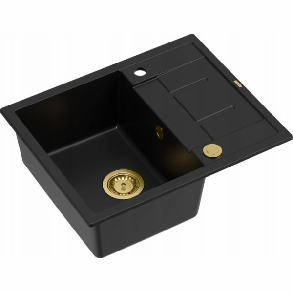 GraniteQ dřez MORGAN 116 GraniteQ čistý karbonový dřez se...