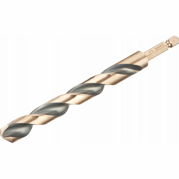 Vrták Dewalt 13,0 mm černo-zlatý šestihran