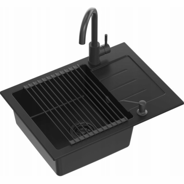 GraniteQ JOHNNY 116 dřez GraniteQ Pure Carbon granitový d...